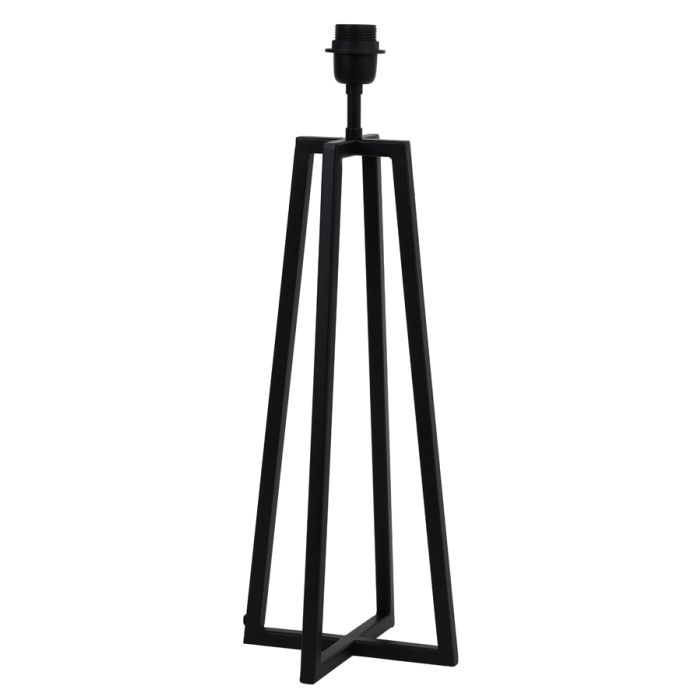 Lamp base 21x21x56 cm MILEY matt black
