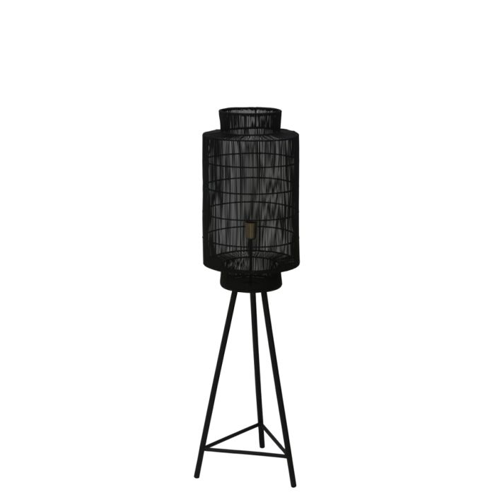 Floor lamp tripod Ø32x125 cm GRUARO matt black-ant. bronze