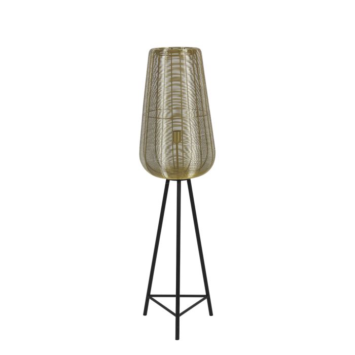 Floor lamp tripod Ø37x135 cm ADETA gold+matt black