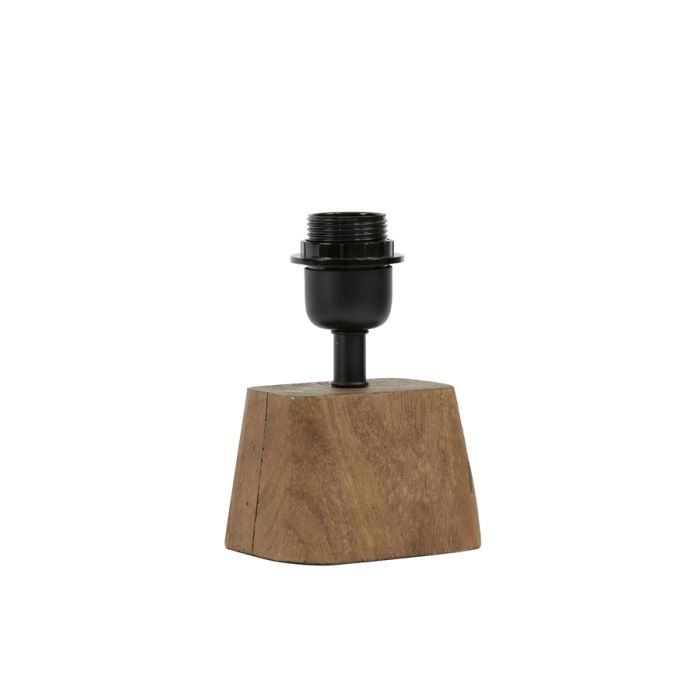 Lamp base 11x9x19 cm KARDAN wood matt brown
