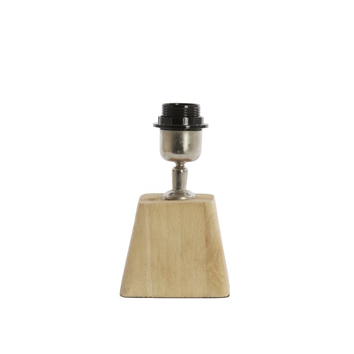 Lamp base 11x9x19 cm KARDAN wood matt natural