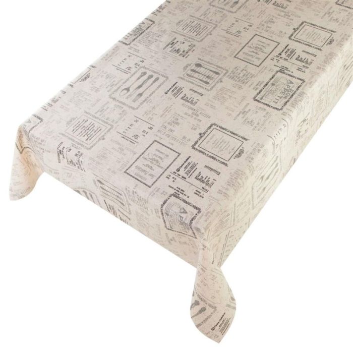 Goya Tablecloth Coated Linen sand 140cmx20mtr