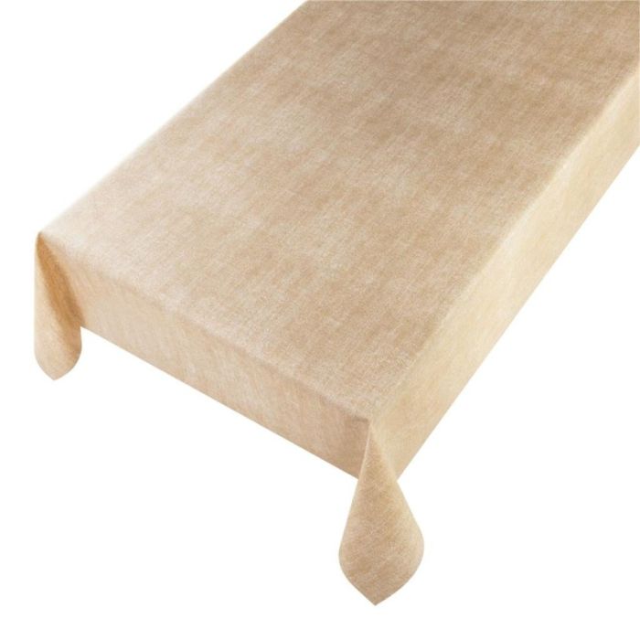 Premium Tablecloth Coated Linen camel 140cmx20mtr
