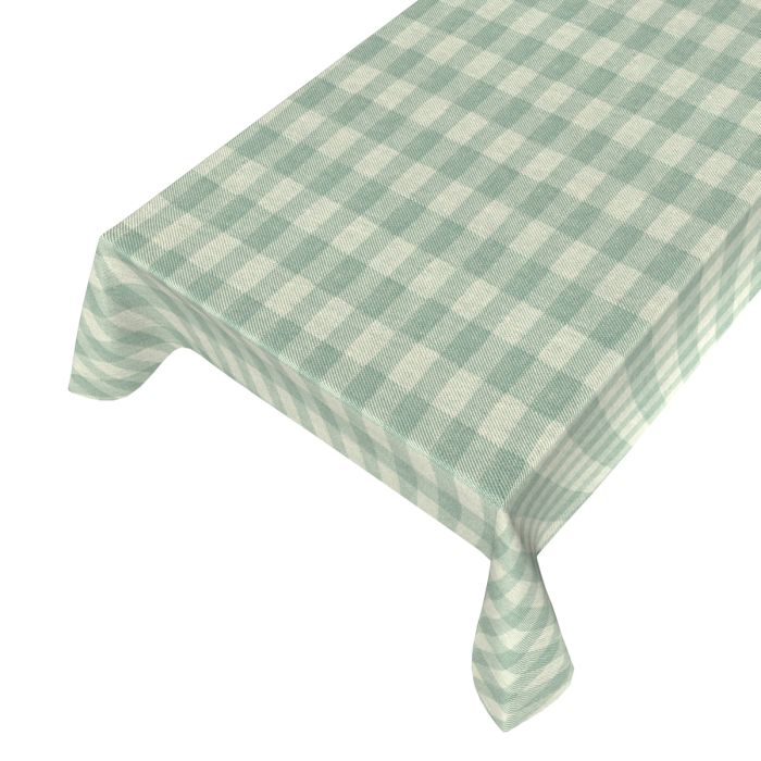 Darron Tablecloth Coated Linen green 140cmx20mtr