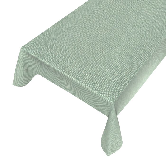 Dylan Tablecloth Coated Linen green 140cmx20mtr