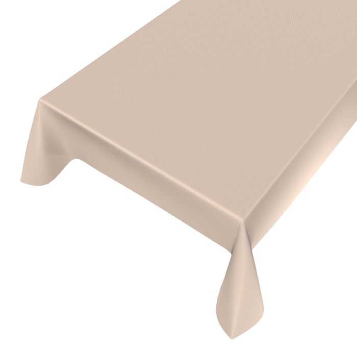Dean Tablecloth Coated Linen beige 140cmx20mtr