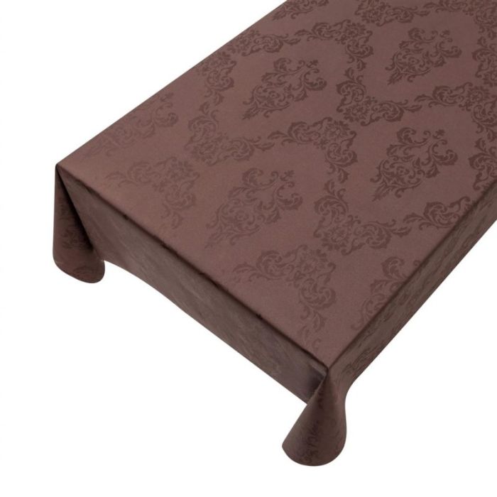 Bruna Malluma Tablecloth Coated Linen brown 140cmx20mtr