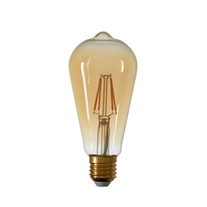 LED angular Ø6,5x14,5 cm LIGHT 4W amber E27 dimmable