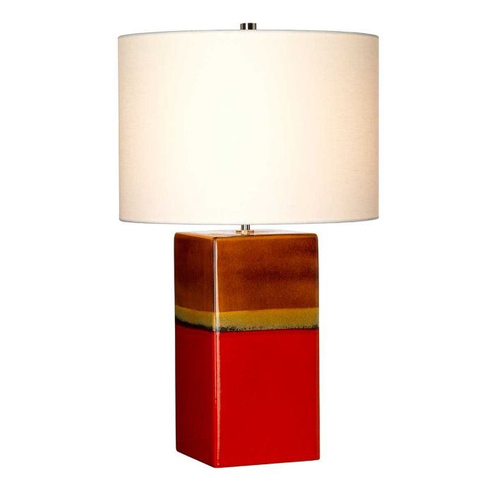 Alba 1 Light Table Lamp - Rouge