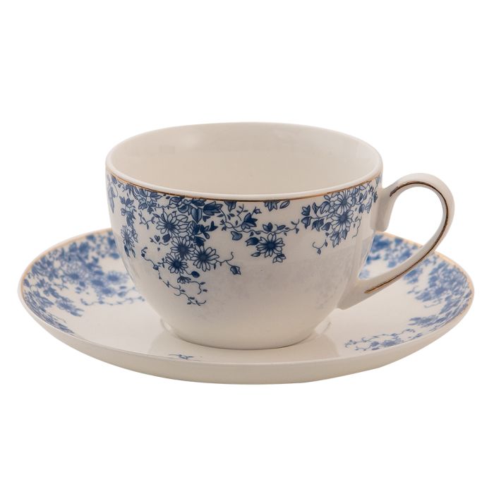 Cup and saucer 12x9x6 cm / ? 15x2 cm / 220 ml - pcs     