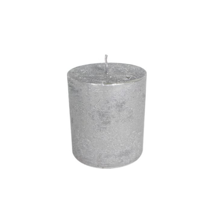 Candle silver 10x15cm