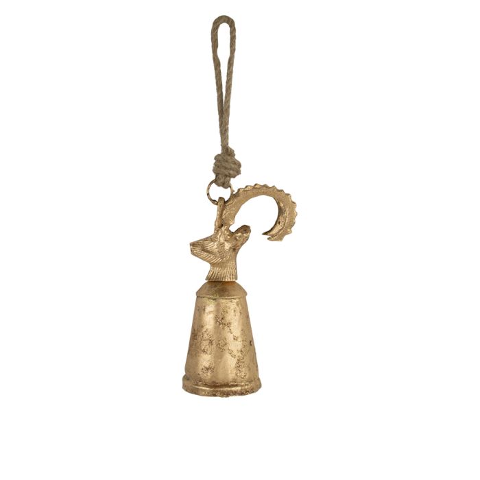 bell gold capricorn 16cm