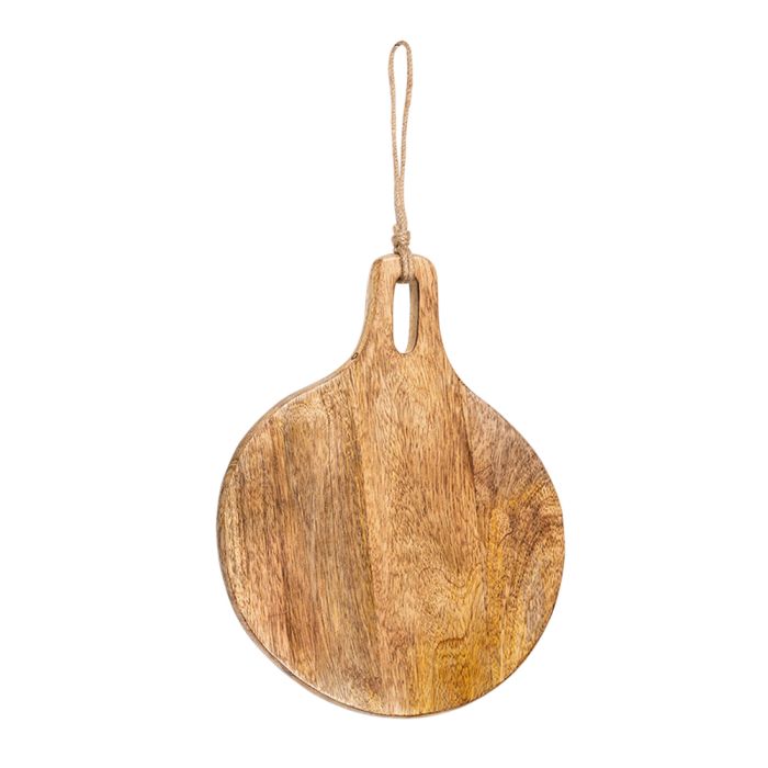 chopping board mango wood round dia 22cm