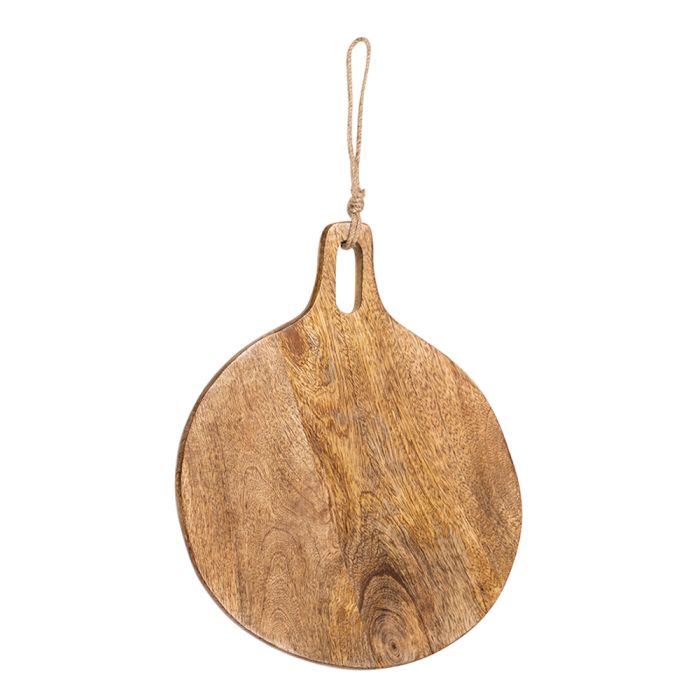 chopping board mango wood round dia 25cm