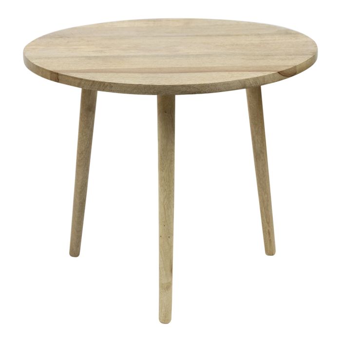 table mango wood dia 60cm