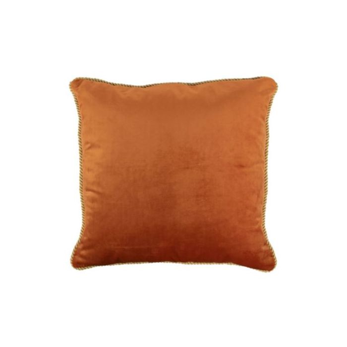 cushion velvet gold orange 45x45cm