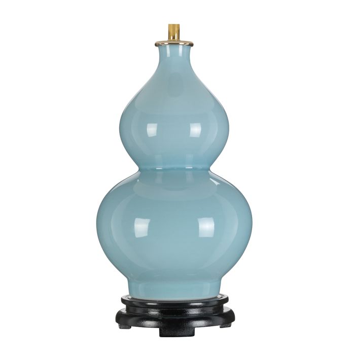 Harbin Gourd 1 Light Table Lamp - Base Only - Duck Egg Blue