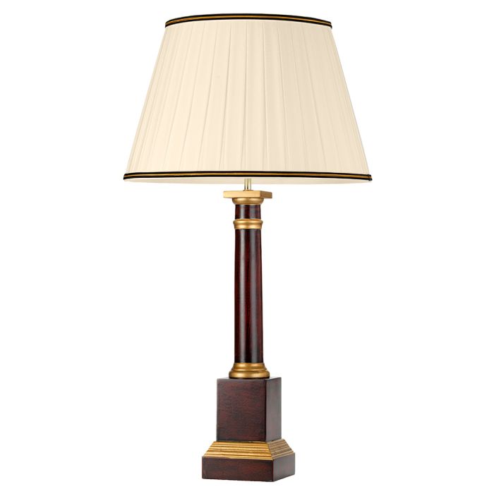 Louviers 1 Light Table Lamp with Tall Empire Shade