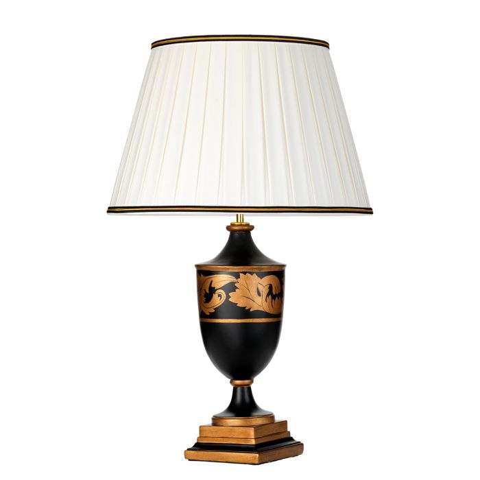 Narbonne 1 Light Table Lamp - with Tall Empire Shade