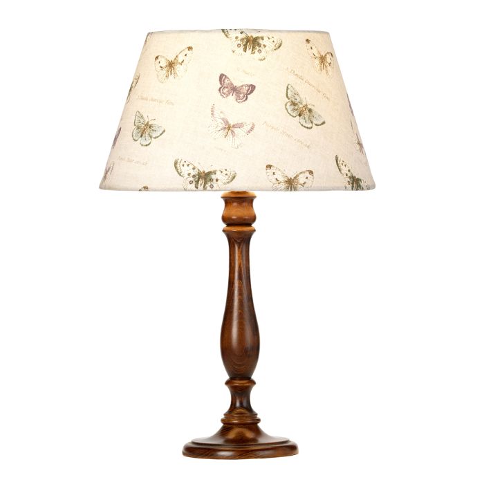 Painswick Walnut 1 Light Table Lamp - Medium