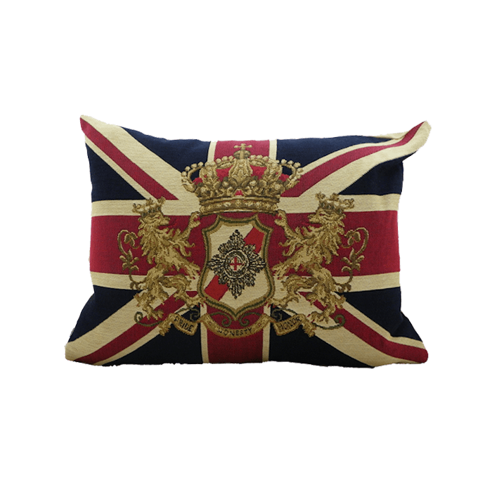 gobelin cushion flag emblem 30x45cm
