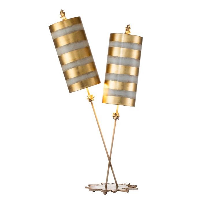 Nettle Luxe 2 Light Table Lamp - Gold
