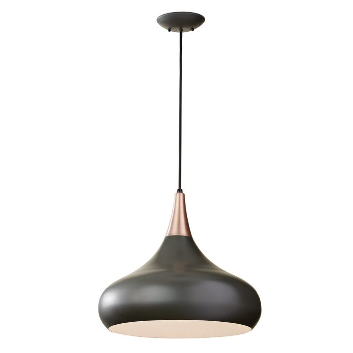 Beso 1 Light Large Pendant - Dark Bronze