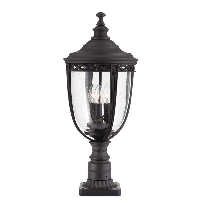 English Bridle 3 Light Large Pedestal