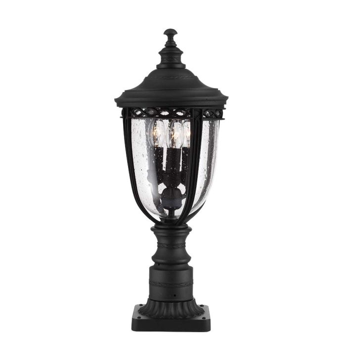 English Bridle 3 Light Medium Pedestal