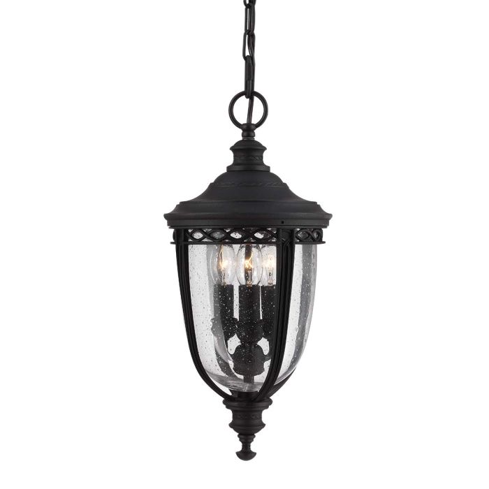 English Bridle 3 Light Medium Chain Lantern