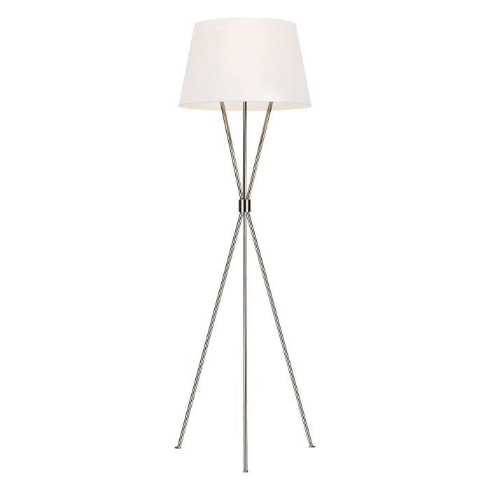 Penny 1 Light Floor Lamp - Polished Nickel