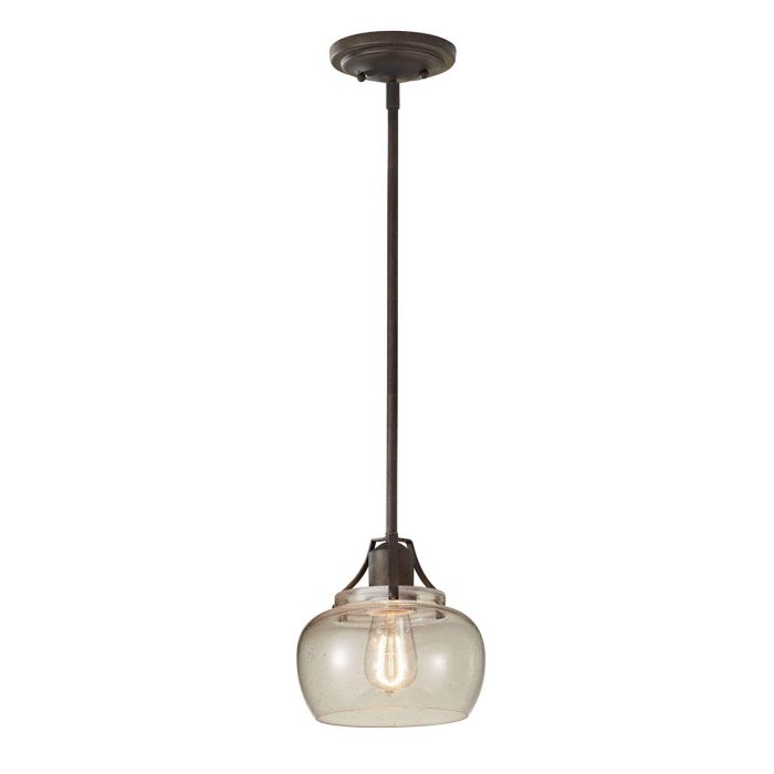 Urban Renewal 1 Light Mini Pendant - Rustic Iron