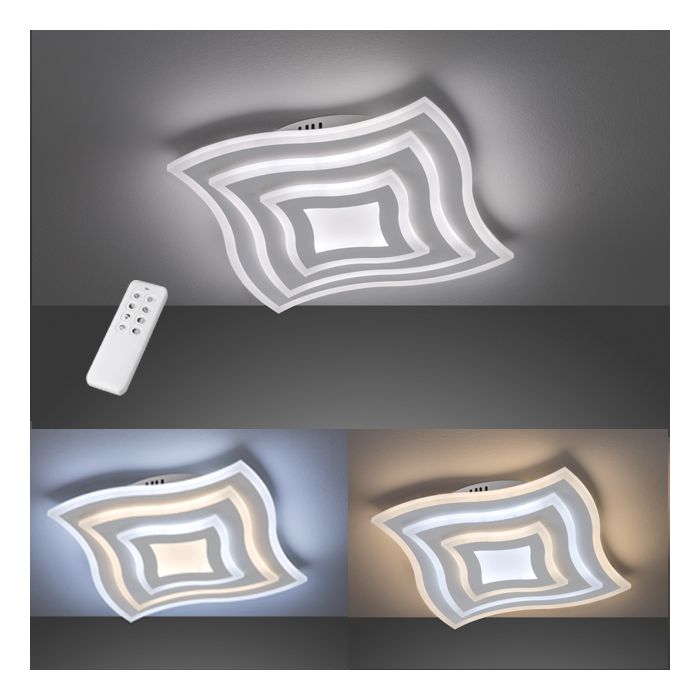 Luz de techo, Gorden | 1x LED 38,0 W Incluido. | blanco /