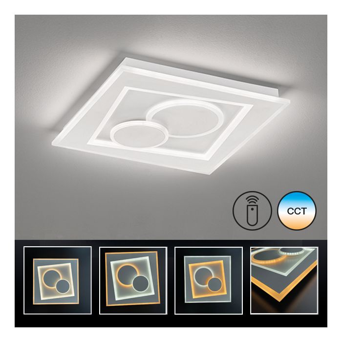 Luz de techo, Ratio | 1x LED 44,0 W Incluido. | blanco