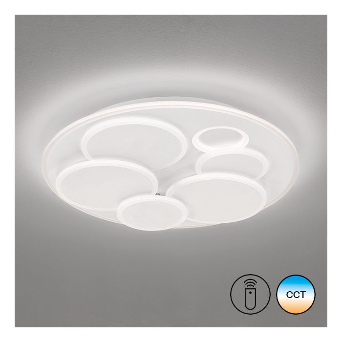 Luz de techo, Dots | 1x LED 45,0 W Incluido. | blanco