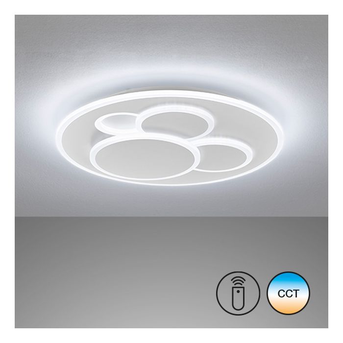 Luz de techo, Dots | 1x LED 28,0 W Incluido. | blanco