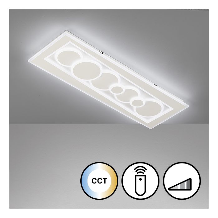 Luz de techo, Ratio | 1x LED 42,0 W Incluido. | blanco