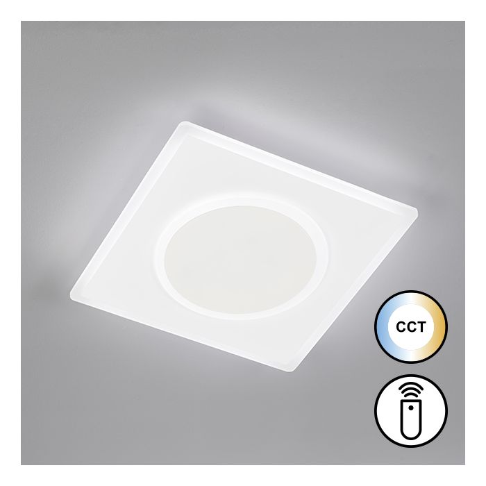 Luz de techo, Bisi | 1x LED 24,0 W Incluido. | blanco arena