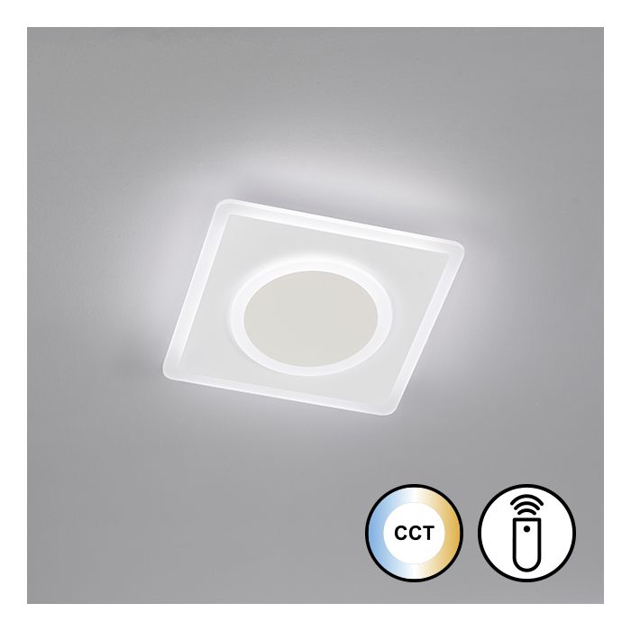 Luz de techo, Bisi | 1x LED 20,0 W Incluido. | blanco arena