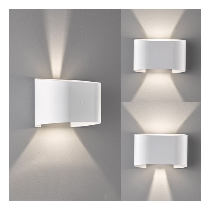 Lámpara de pared, luz exterior, Wall | 2x LED 3,0 W