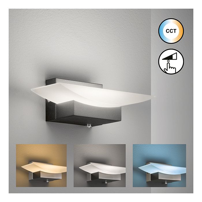 Lámpara de pared, Bowl TW | 1x LED 6,5 W Incluido.