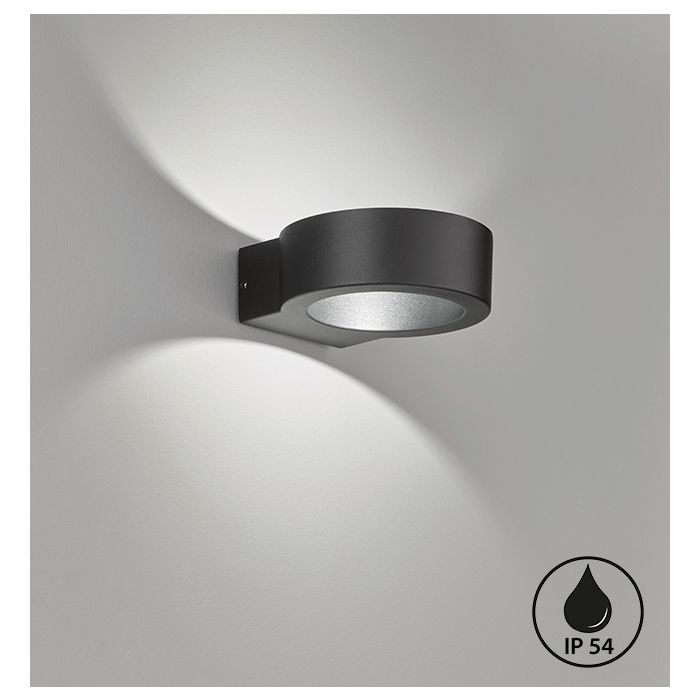 Lámpara de pared, luz exterior, Torres | 1x LED 3,5 W