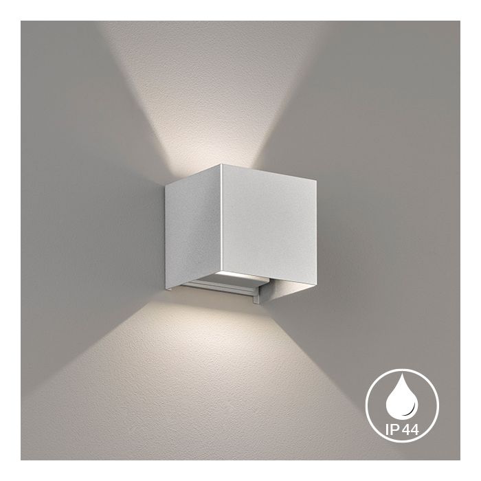 Lámpara de pared, luz exterior, Wall | 2x LED 3,0 W