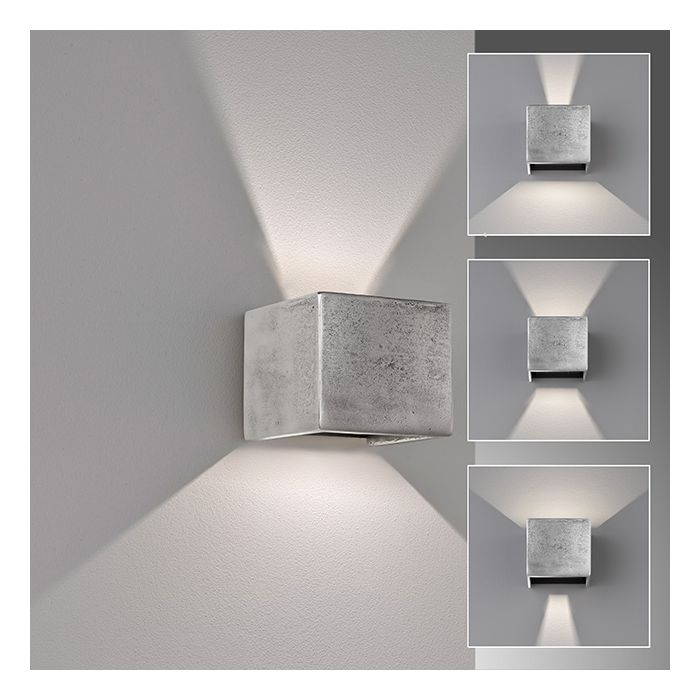 Lámpara de pared, Cog | 2x LED 3,0 W Incluido.