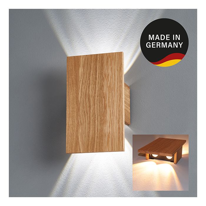 Lámpara de pared, SHINE-WOOD | 4x LED 2,5 W Incluido.