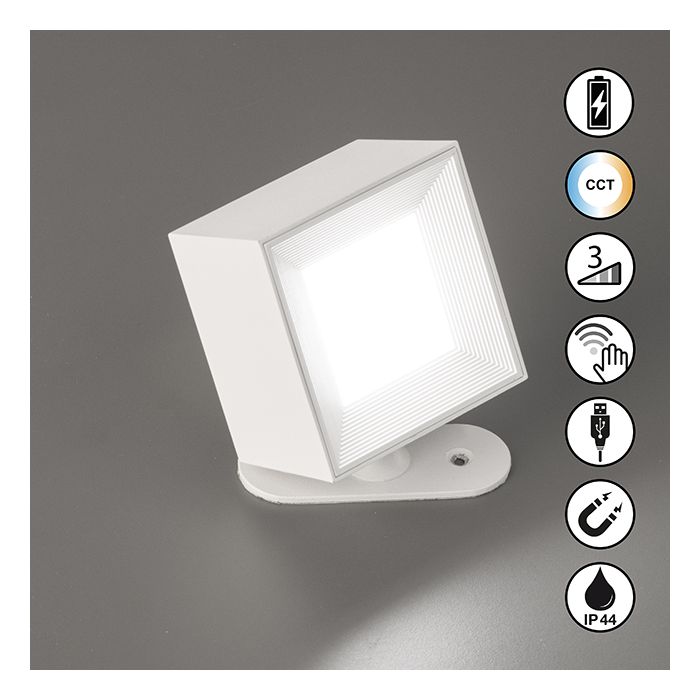 Lámpara de pared, Magnet, Magnetic | 1x LED 2,0 W Incluido.