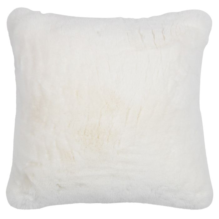 cushion teddy soft off-white 45x45cm