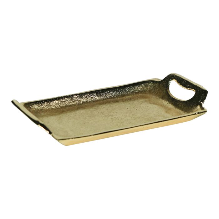 serving tray rectangle champagne gold 21cm