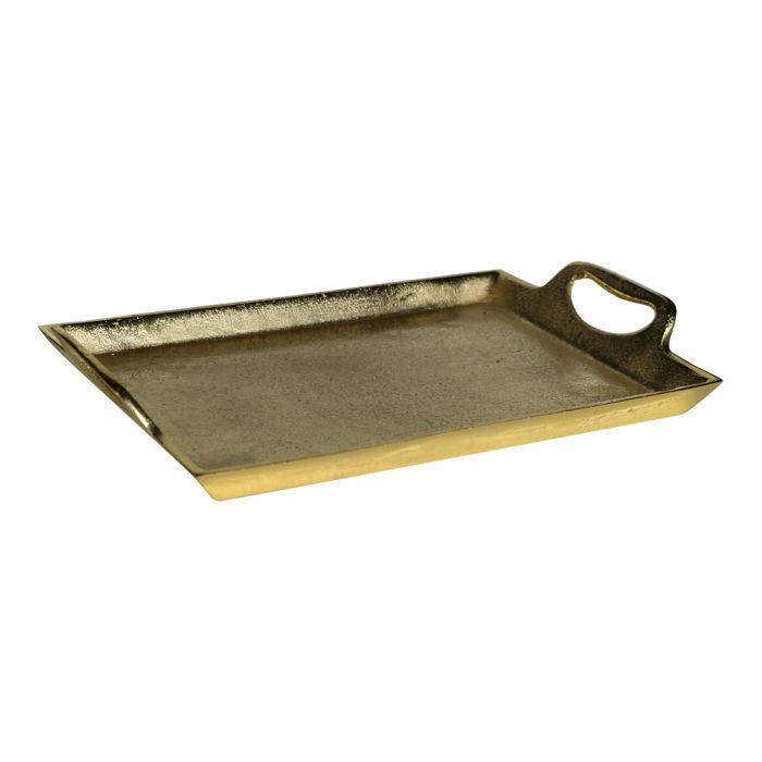 serving tray rectangle champagne gold 40cm