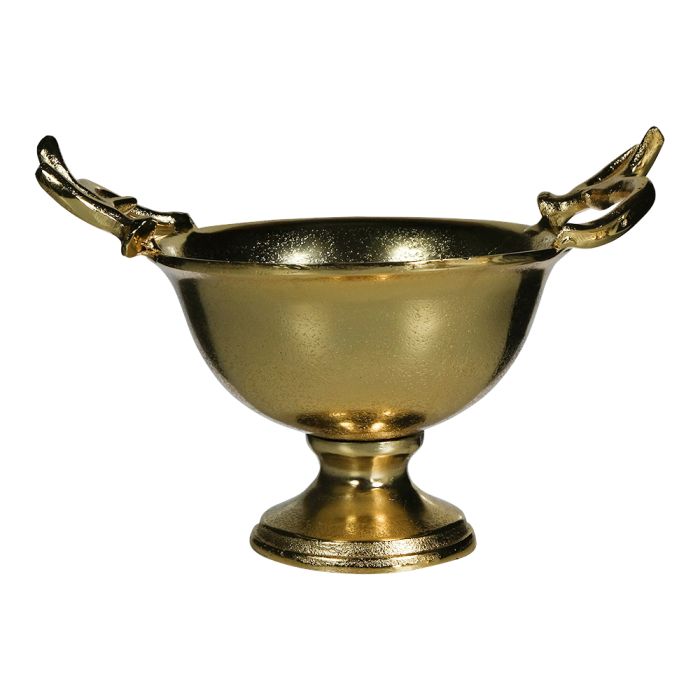 bowl antler champagne gold small